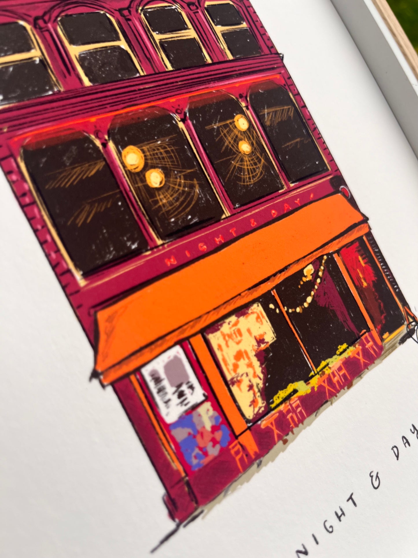 Close up of Night and Day art print